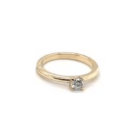 Cleopatra-Guld-Solitaire-Ring